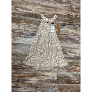 Women's Lane Bryant Floral Print Halter Top Sleeveless Shirt Size 10/12 New